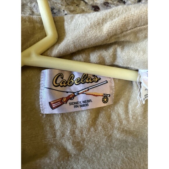 Vintage CABELA'S Deer Buck Embroidered Button-Down Pocket Work Outdoors Shirt XL - Picture 4 of 10